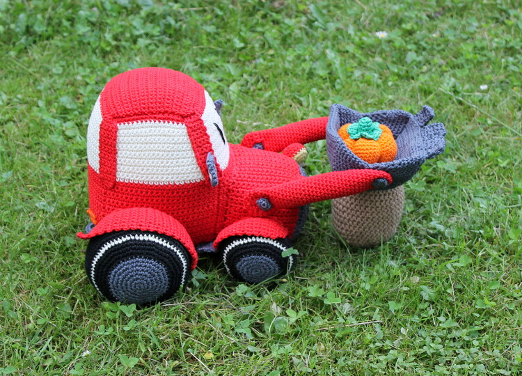 Traktor/ Bagger Häkelanleitung