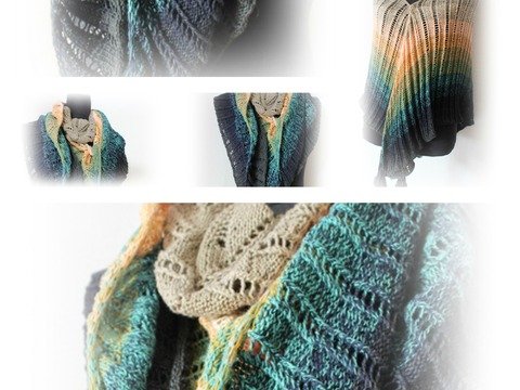 Aruba, Strickanleitung für ein Schultertuch