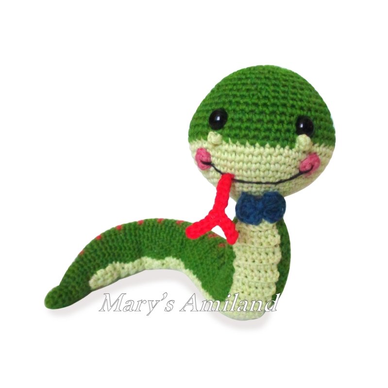 Tommy Snake the Ami - Amigurumi crochet pattern - Image 4