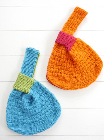 Strickanleitung - japanische Knotentasche - No.147