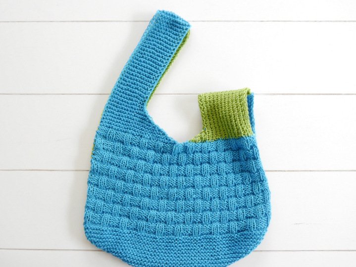 Strickanleitung - japanische Knotentasche - No.147