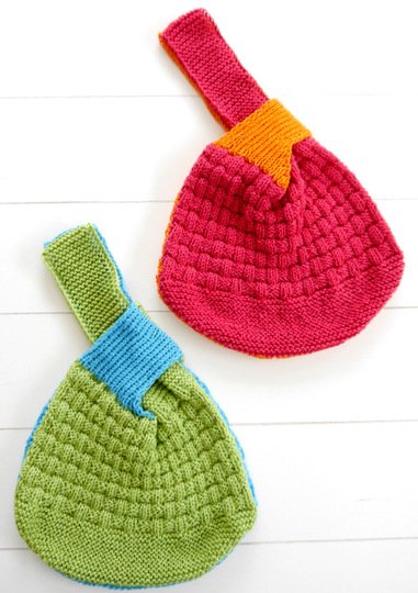 Strickanleitung - japanische Knotentasche - No.147