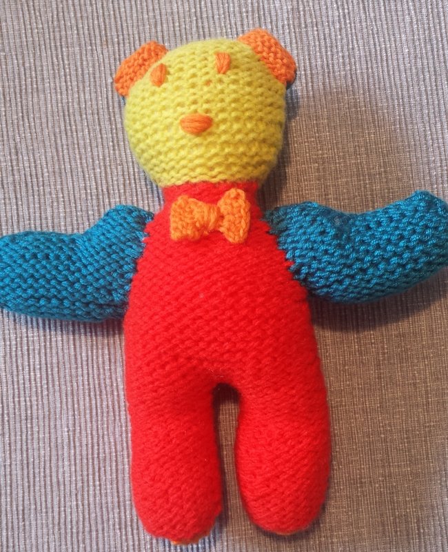 Anleitung Bärchen 4-Farbig