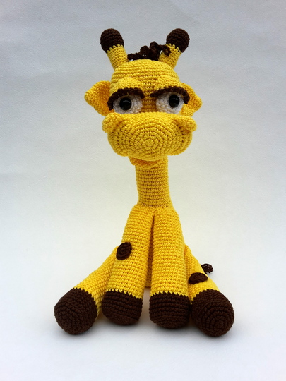 Häkelanleitung Giraffe Viktoria