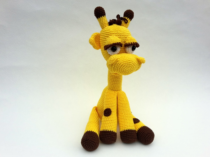 Häkelanleitung Giraffe Viktoria