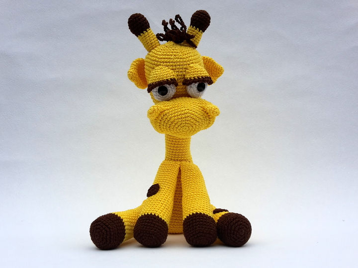 Häkelanleitung Giraffe Viktoria