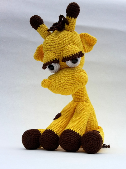 Häkelanleitung Giraffe Viktoria