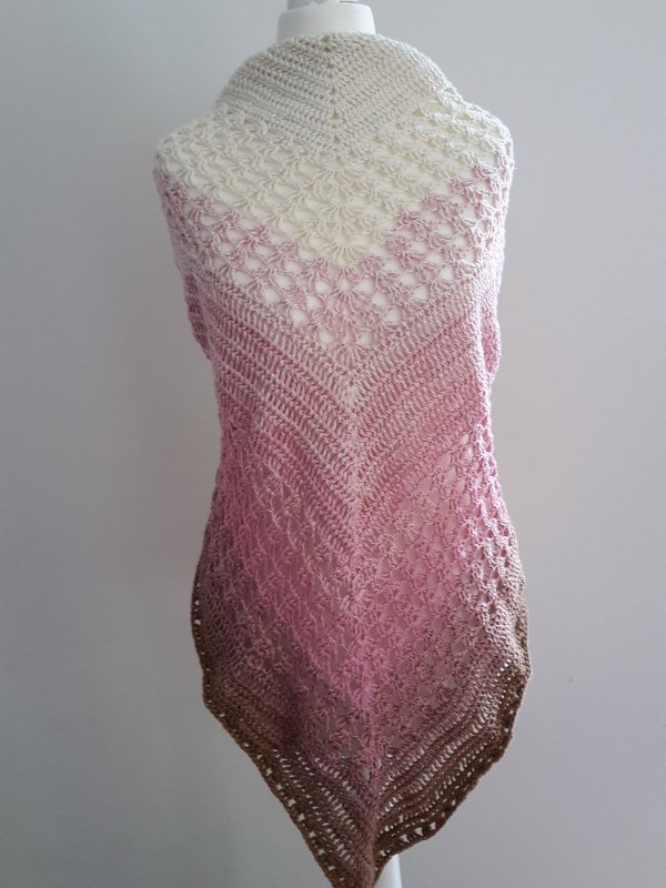 Häkelanleitung Tuch Magnolia