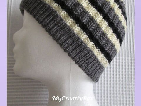 Mütze "Waldweg", Ku 54-58, gestrickt