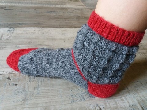 **Strickanleitung** Kuschelsocke, alle Größen