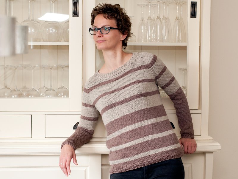 Nele - Raglanpullover "von oben nach unten"