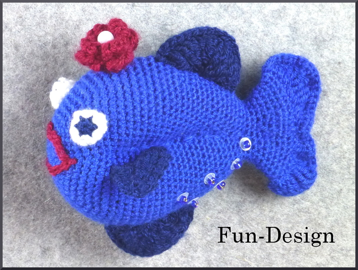 Fisch Lisa, Häkelanleitung