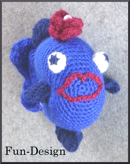 Fisch Lisa, Häkelanleitung