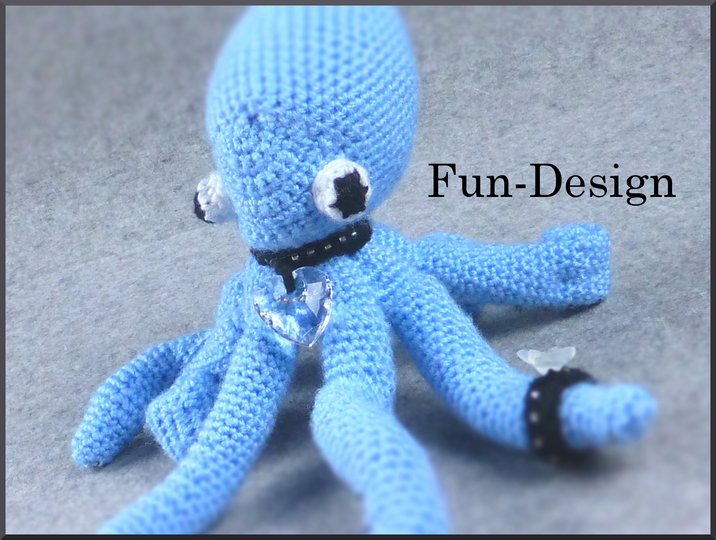 Krake Gerda, Häkelanleitung