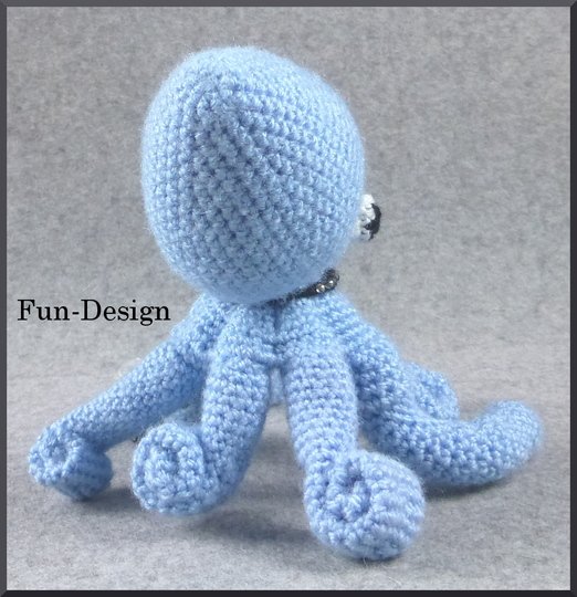 Krake Gerda, Häkelanleitung