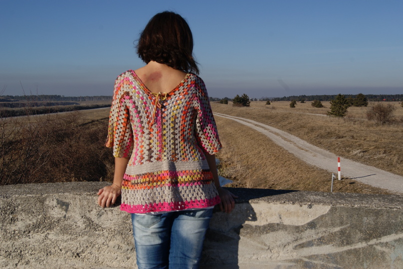 Tunika Caorle (Oversize - Unisize) leicht an alle Größen anzupassen