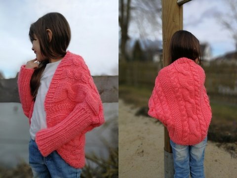 **Strickanleiung** Seelenwärmer Gr. 110/116