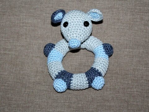 Mäuschenrassel Häkelanleitung