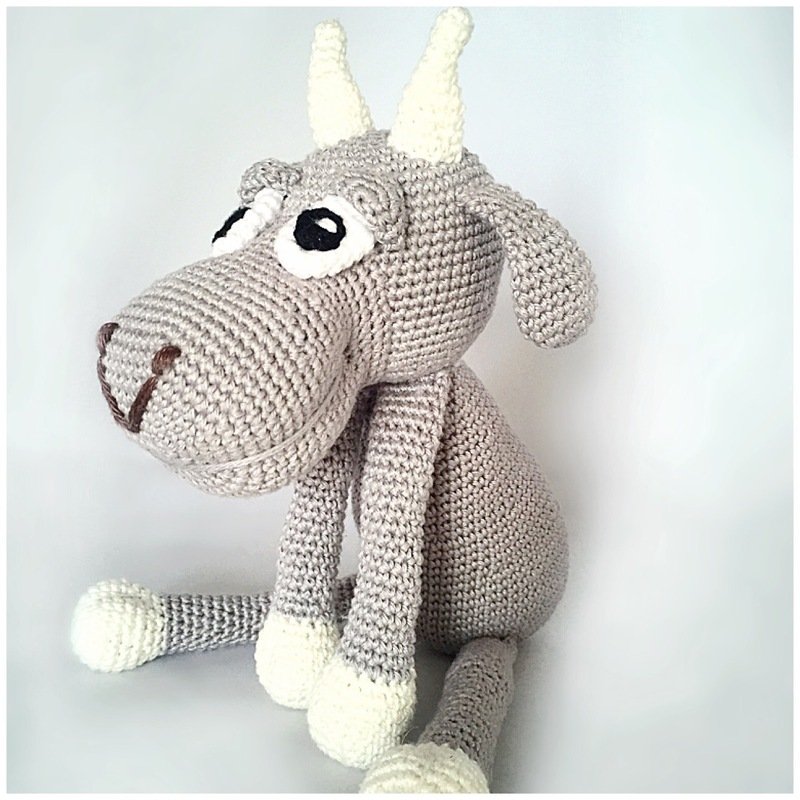 Goat crochet pattern Dutch and English described - Image 2