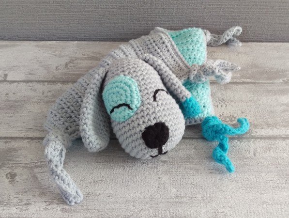Crochet Pattern Snuggly Blanket Dog