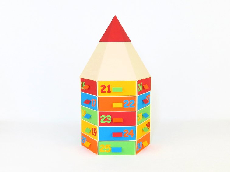 Wartekalender zur Einschulung – Bastelvorlagen mit Anleitung