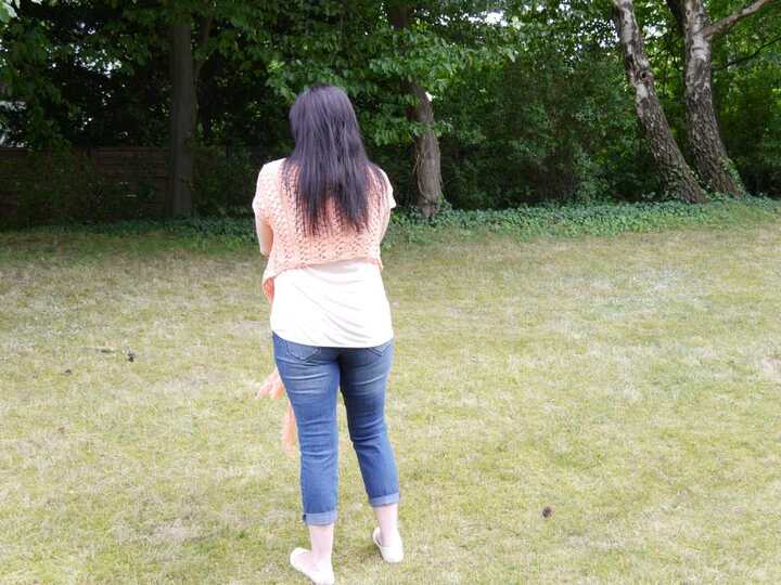 Häkelanleitung Westenschal S-XXXL Luxury Design No. 75