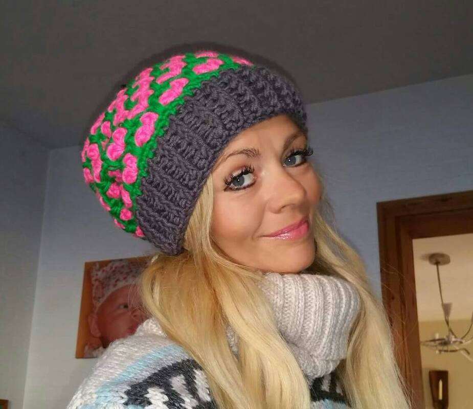 Herzen Mütze häkeln mit Yve - Bild 3