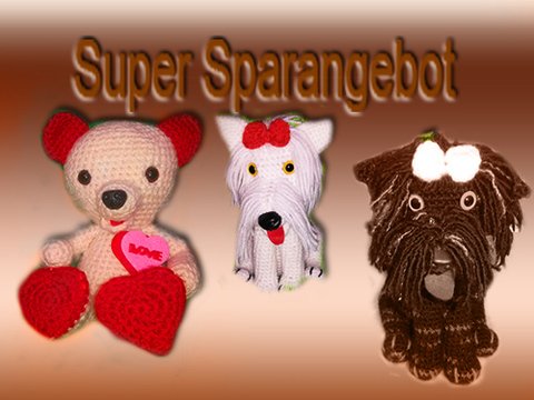 Häkelanleitung -Teddy und Yorkie