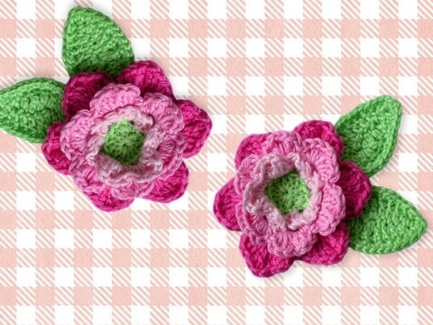 3 D Blume Häkelanleitung