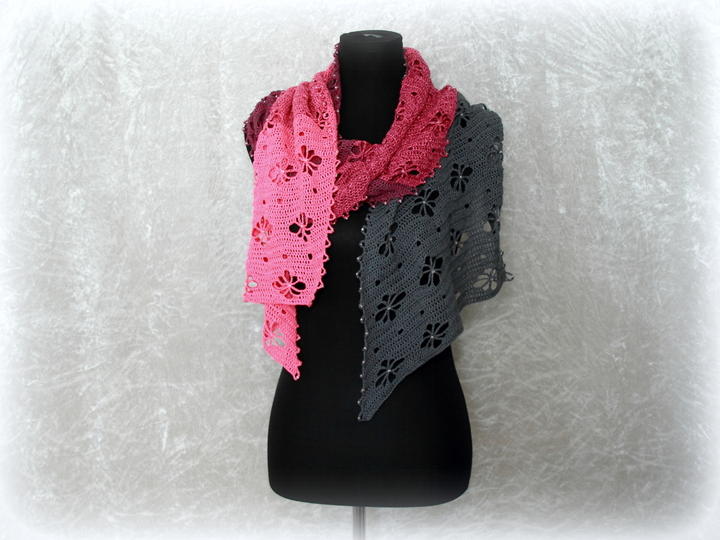 Häkelanleitung Schal Stola Peara