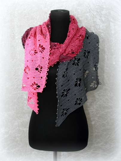 Häkelanleitung Schal Stola Peara