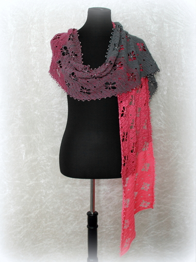 Häkelanleitung Schal Stola Peara