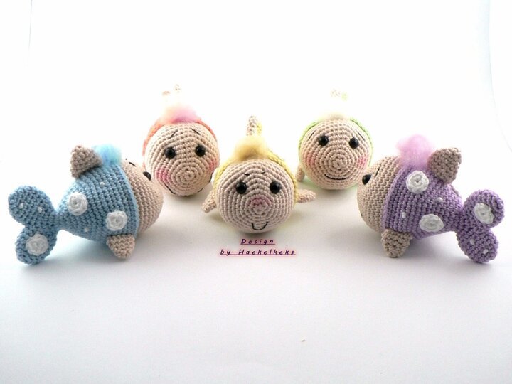 Pünktchen der Fisch -- Häkelanleitung von / Haekelkeks®