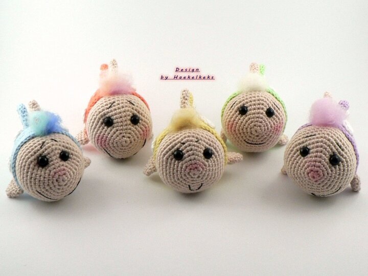 Pünktchen der Fisch -- Häkelanleitung von / Haekelkeks®