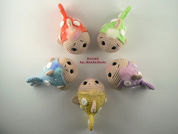 Pünktchen der Fisch -- Häkelanleitung von / Haekelkeks®