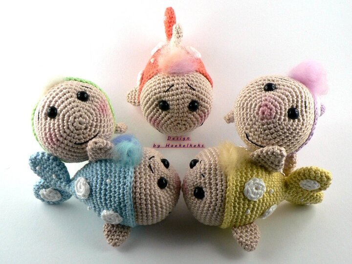 Pünktchen der Fisch -- Häkelanleitung von / Haekelkeks®