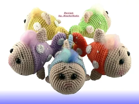 Pünktchen der Fisch -- Häkelanleitung von / Haekelkeks®