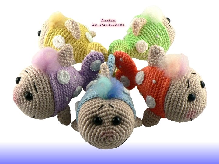 Pünktchen der Fisch -- Häkelanleitung von / Haekelkeks®