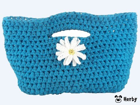 Häkelanleitung Sommertasche " Margerite"