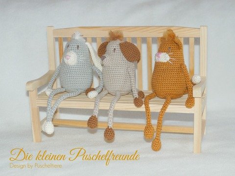 Häkelanleitung "Die kleinen PuschelFreunde"