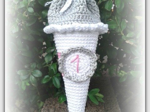 Häkelanleitung MiniSchultüte by Puscheltiere