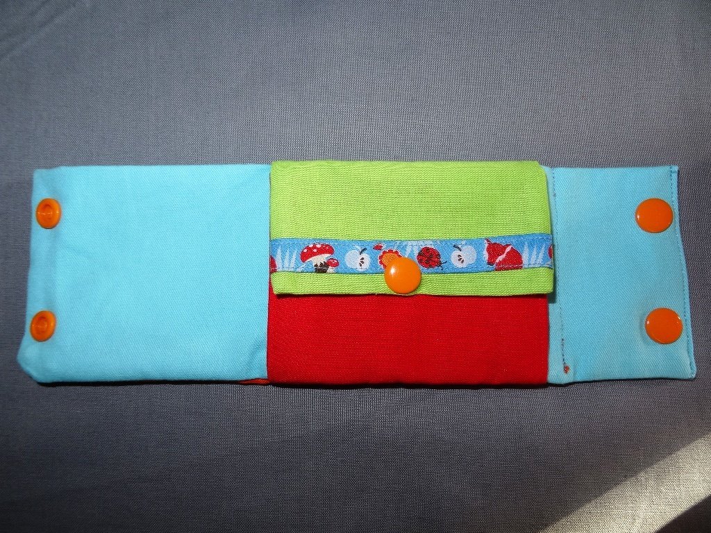 Mini Geldbörse Portemonnaie Handgelenktasche nähen