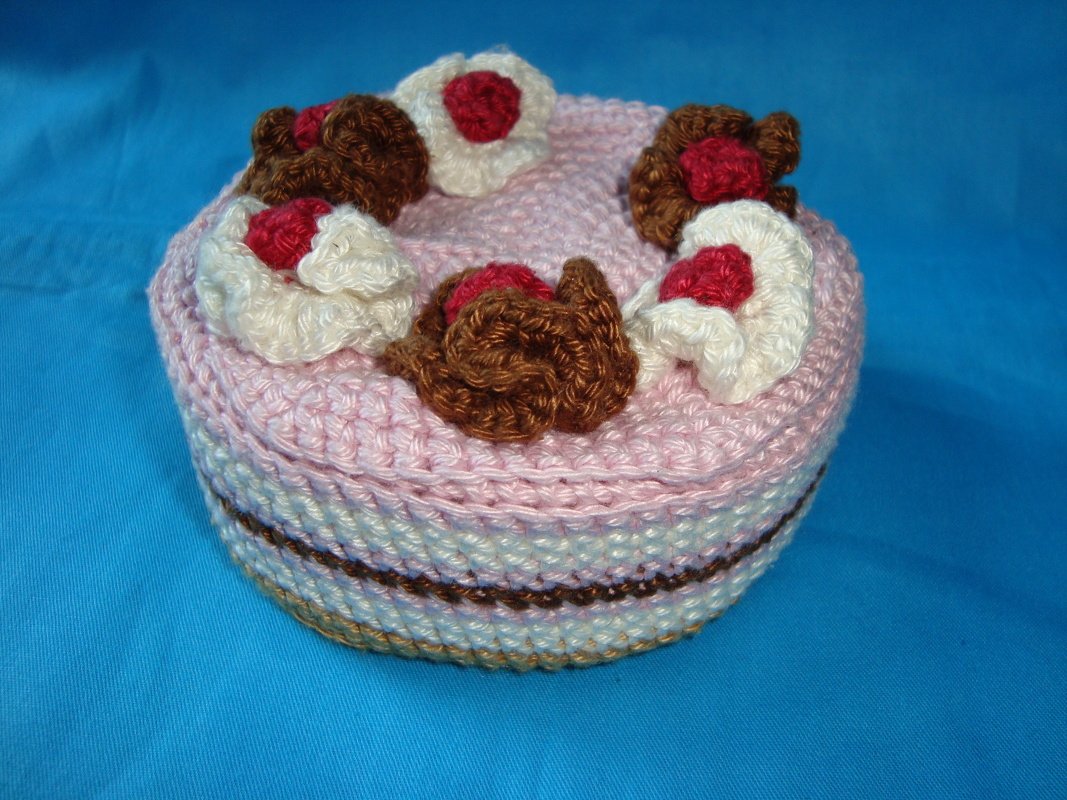 Häkelanleitung Torte / Kuchen