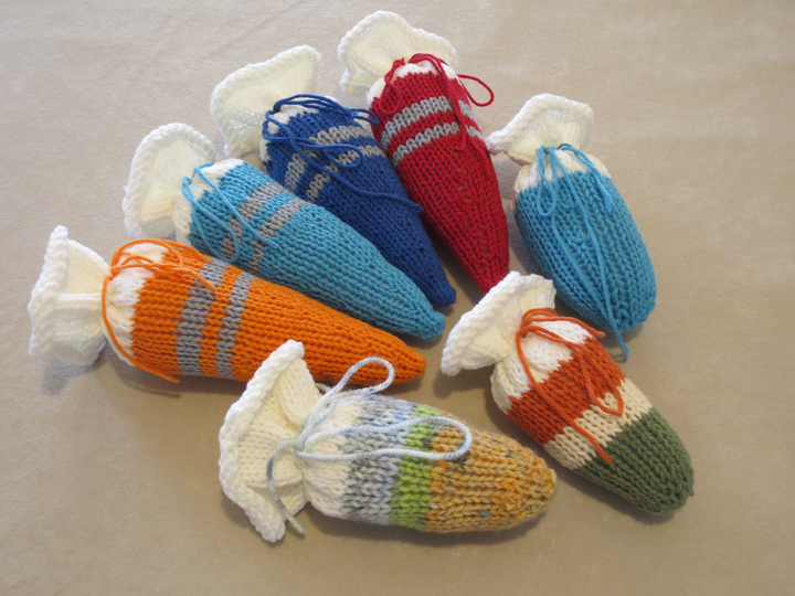 Strickanleitung Schultüte Zuckertüte Girlande für Einschulung