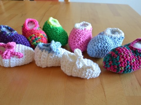 Puschen Häkeln Baby - Kleinkind 17 - 28 