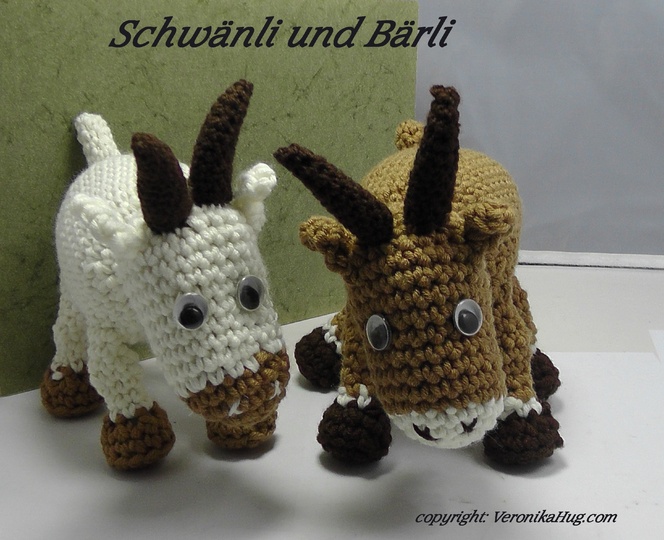 Geißlein Bärli und Schwänli aus Heidi