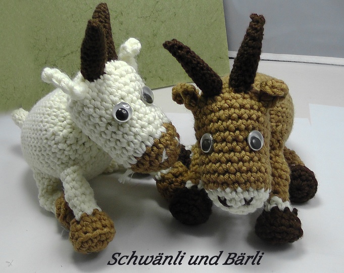 Geißlein Bärli und Schwänli aus Heidi