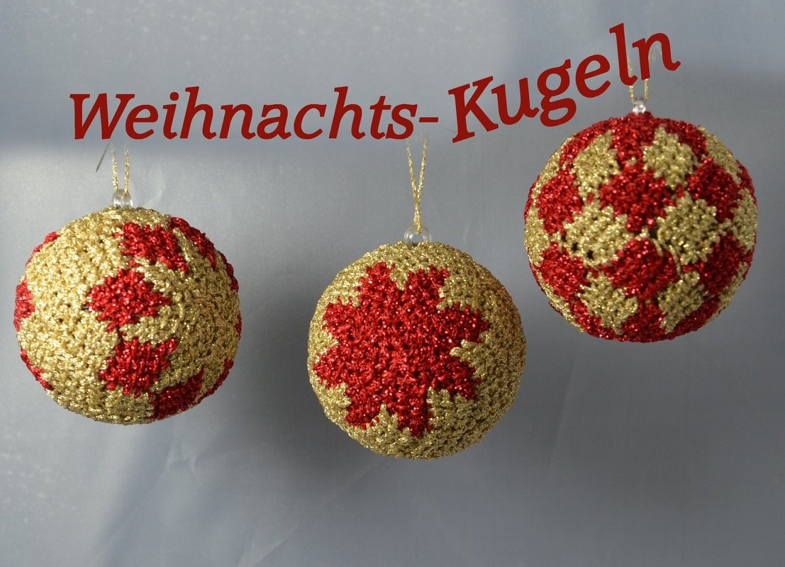 Kugeln Weihnachts-Deko Entrelac