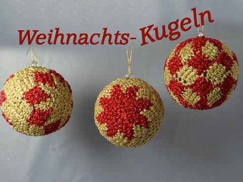 Kugeln Weihnachts-Deko Entrelac