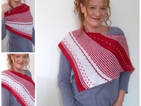 Strickanleitung Tuch "Jupiter Sky"